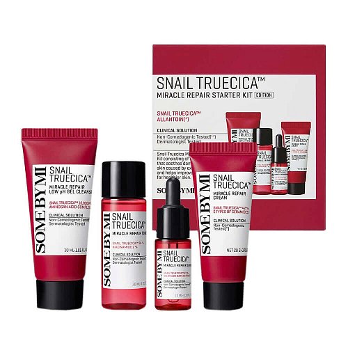 Набор миниатюр с муцином улитки Some By Mi Snail Truecica Miracle Repair Starter Kit