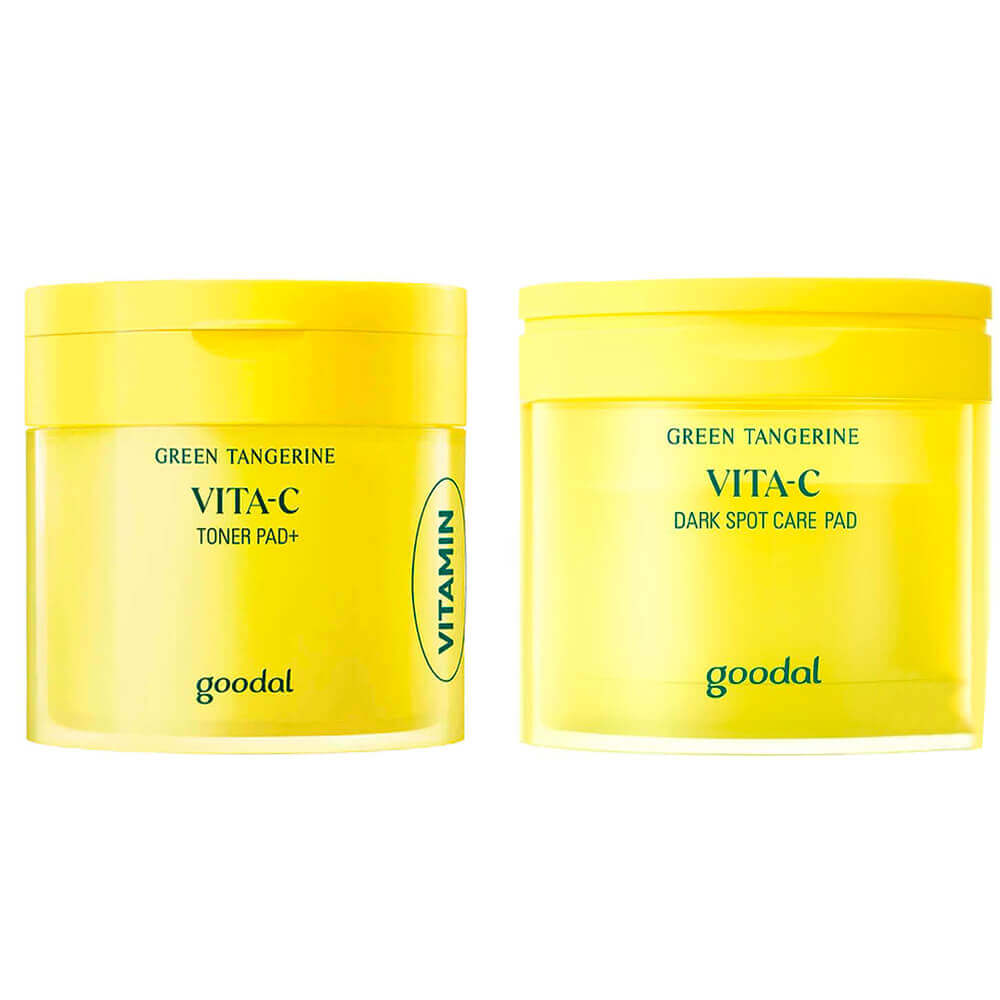 Осветляющие тонер-пэды с витамином C Goodal Green Tangerine Vita C Toner Pad