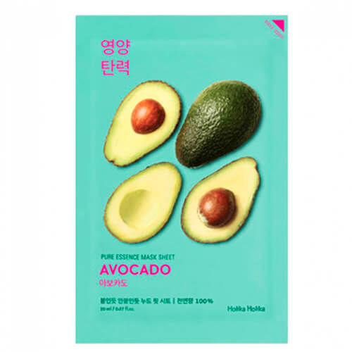 Тканевые маски Holika Holika Pure Essence Mask Sheet - Avocado - Авокадо