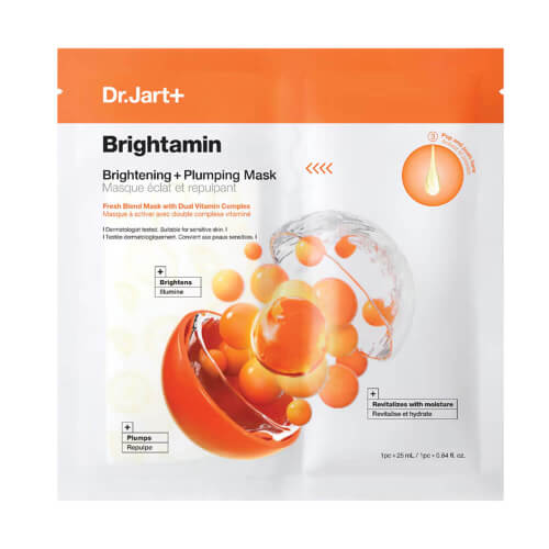 Осветляющая тканевая маска для лица Dr.Jart+ Brightamin Brightening + Plumping Mask