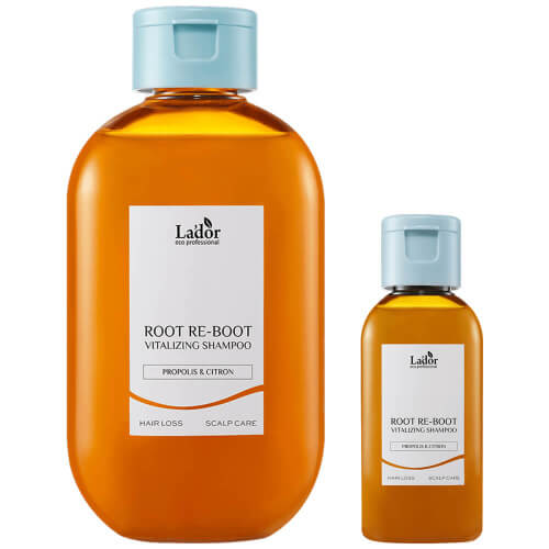 Шампунь для сухой кожи головы с прополисом Lador Root Re-Boot Vitalizing Shampoo Propolis & Citron