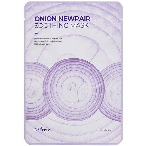 Успокаивающая маска с красным луком IsNtree Onion Newpair Soothing Mask