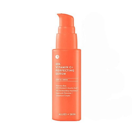 Осветляющая сыворотка с 35% витамина C Allies Of Skin 35% Vitamin C Brighten + Perfecting Serum