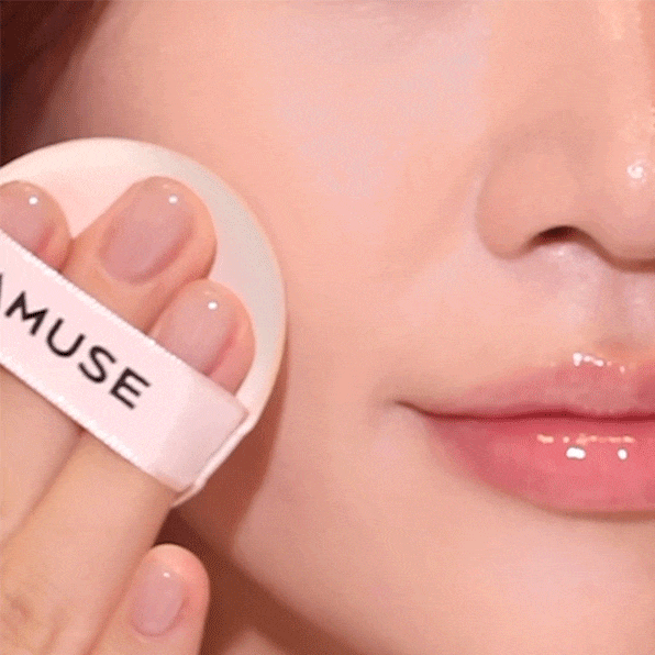 Увлажняющий тональный кушон AMUSE Dew Jelly Vegan Cushion SPF38 PA++