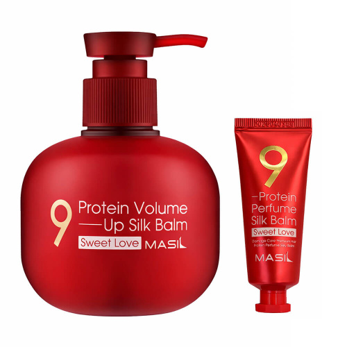 Несмываемый протеиновый бальзам для волос Masil 9 Protein Volume Up Silk Balm Sweet Love
