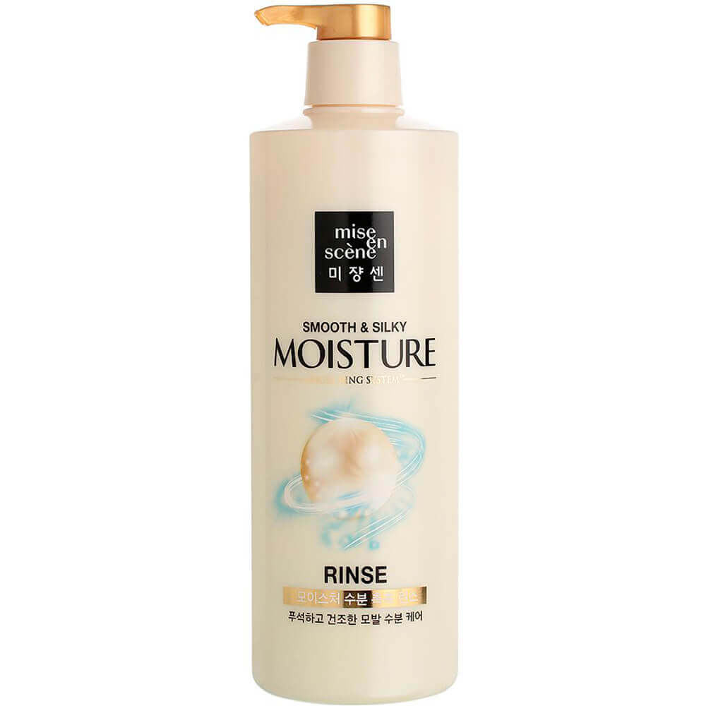 Увлажняющий кондиционер для блеска волос Mise en Scene Pearl Smooth & Silky Moisture Rinse