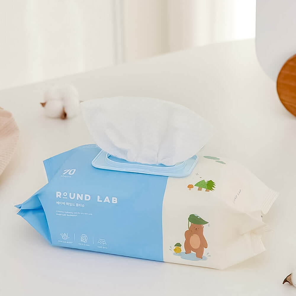 Детские влажные салфетки Round Lab Baby Mild Wet Wipes