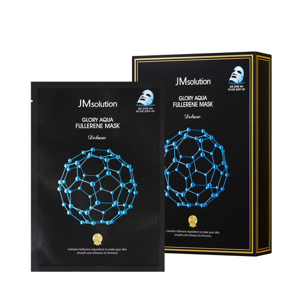 КОРОБКА Антиоксидантная маска с фуллереном и пептидами JMsolution Aqua Fullerene Mask