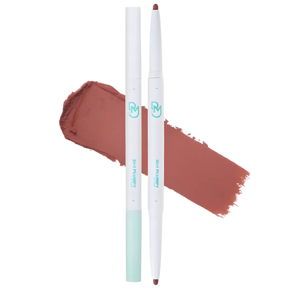 Автоматический двойной карандаш для губ DEARMAY Plumpy Lip Liner P06 Dusty Rose