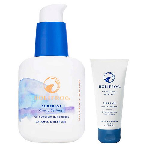 Очищающий гель с сахаромицетами для жирной кожи HoliFrog Superior Omega Nutritive Gel Wash