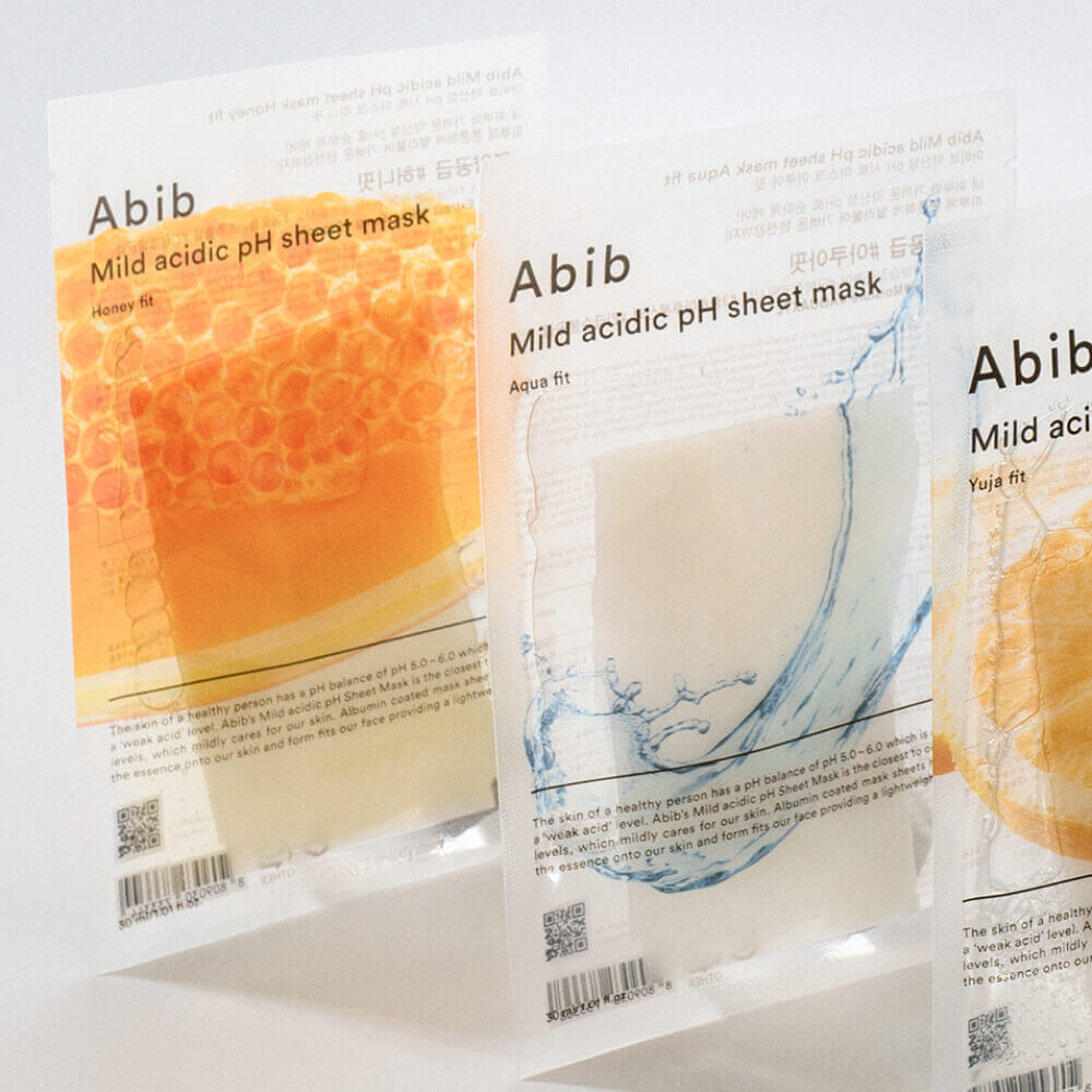 Слабокислотная маска с мёдом для сияния кожи Abib Mild Acidic pH Sheet Mask Honey Fit