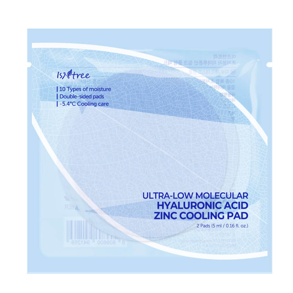 

Миниатюра Увлажняющие пэды с охлаждающим эффектом IsNtree Ultra-Low Molecular Hyaluronic Acid Zinc Cooling Pad 2 шт
