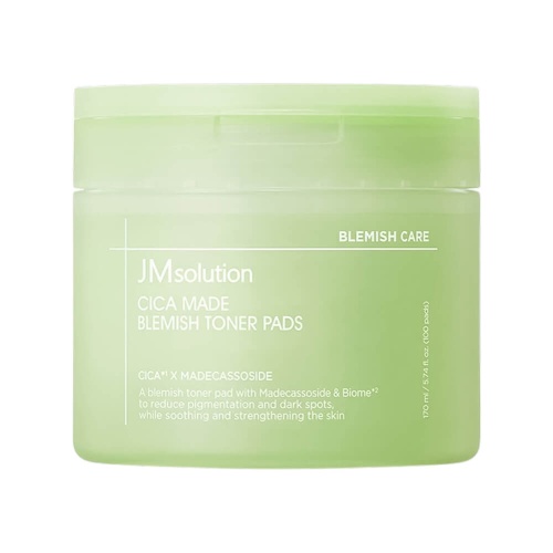 Пэды с центеллой против воспалений JMsolution Cica Made Blemish Toner Pads