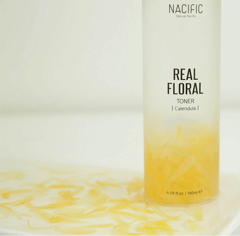 Тонер с лепестками календулы для чувствительной кожи NACIFIC Real Floral Toner Calendula 