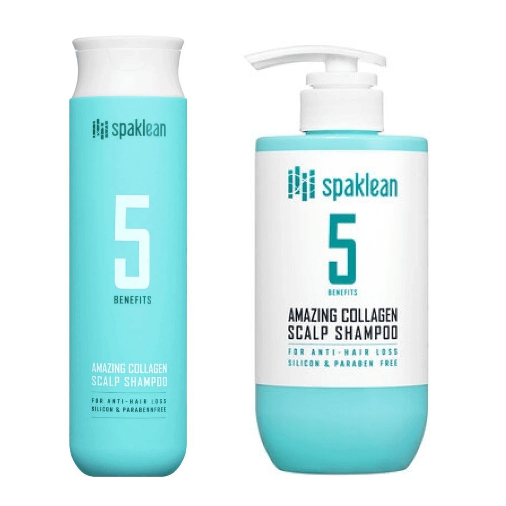 Восстанавливающий шампунь для волос с наноколлагеном Spaklean Amazing Collagen Scalp Shampoo