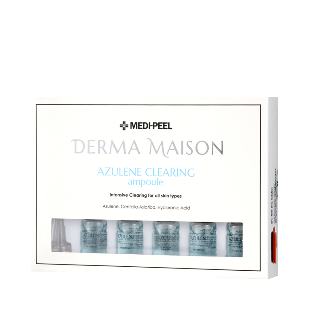 Концентрированные ампулы с азуленом Medi-Peel Derma Maison Azulene Clearing Ampoule