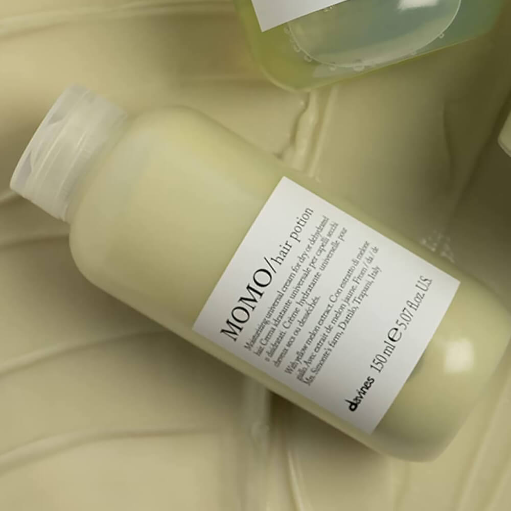 Увлажняющий несмываемый крем для волос с дыней Davines MOMO Hair Potion