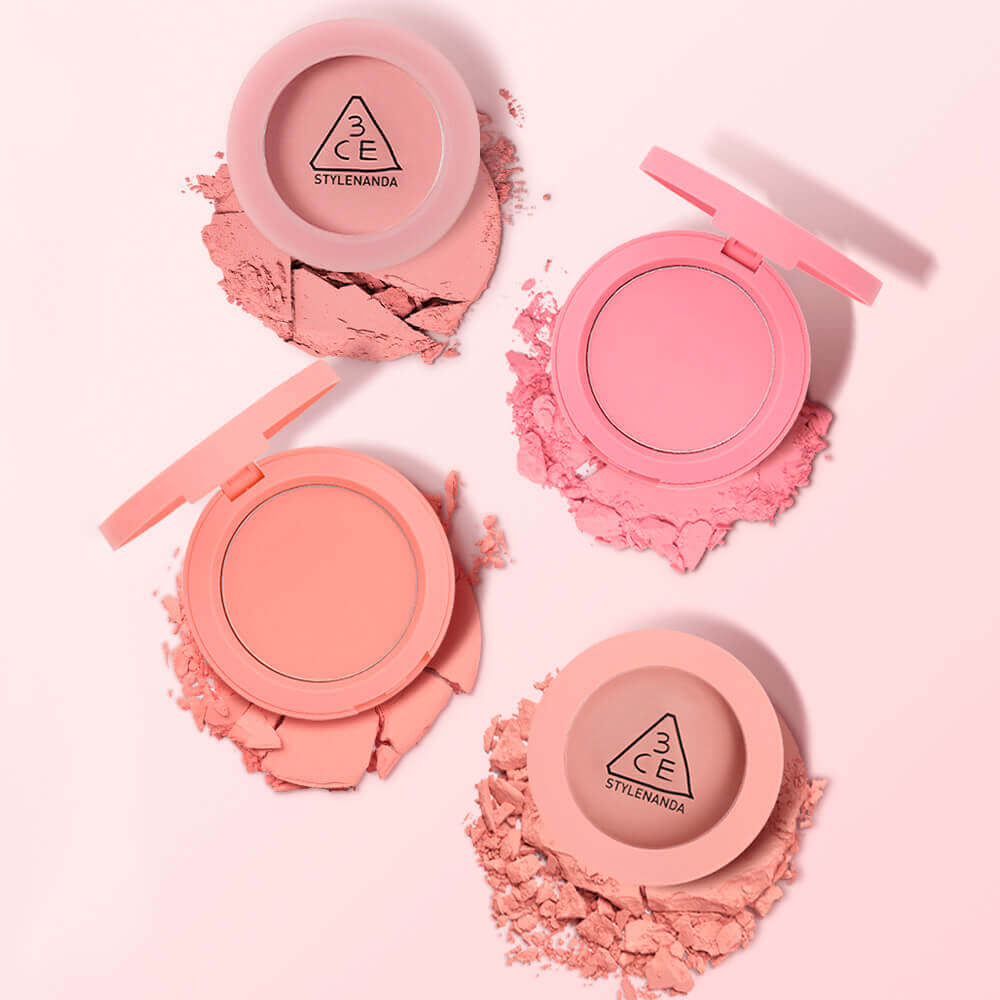 Матовые компактные румяна 3CE Mood Recipe Face Blush