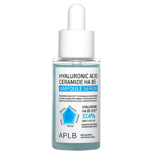Увлажняющая сыворотка с гиалуроновой кислотой и церамидами APLB Hyaluronic HA B5 Ampoule Serum