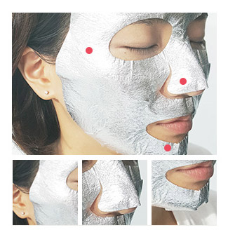 THE OOZOO Face Silver Foilayer Mask