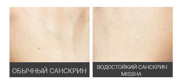 Влагостойкий санскрин