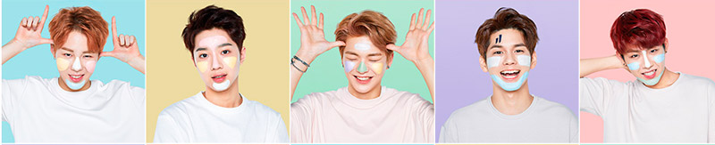 Цветные маски с вулканическим пеплом Innisfree Jeju Volcanic Color Clay Mask