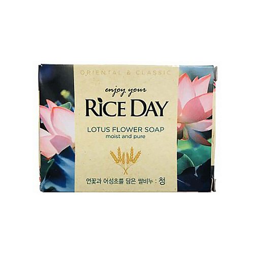Парфюмированное туалетное мыло с маслом рисовых отрубей Lion Rice Day Soap
