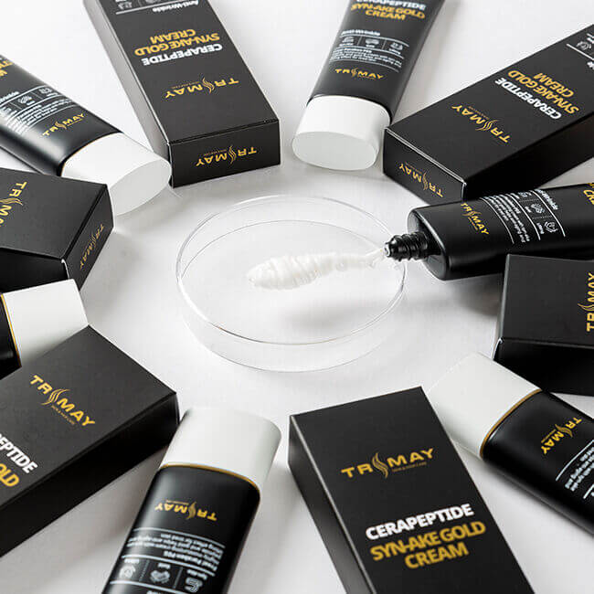 Омолаживающий крем с керамидами и змеиным пептидом Trimay Cerapeptide Syn-Ake Gold Cream Омолаживающий крем с керамидами и змеиным пептидом Trimay Cerapeptide Syn-Ake Gold Cream