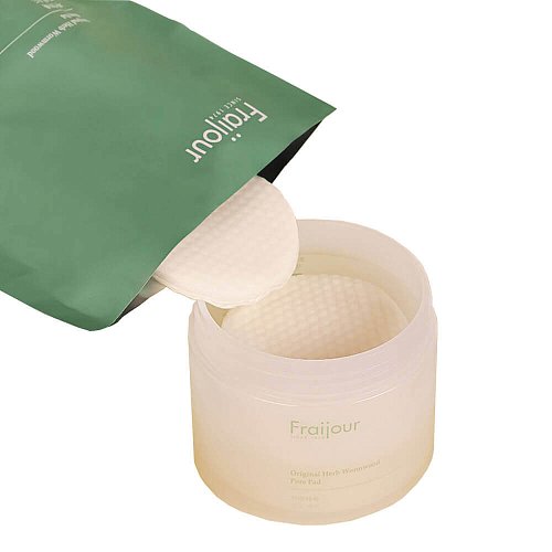 Тонизирующие пэды с полынью для сужения пор Fraijour Original Herb Wormwood Pore Pad