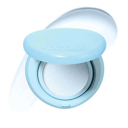 Солнцезащитный кушон для выравнивания тона Tocobo Blur Finish Sun Cushion SPF50+ PA++++