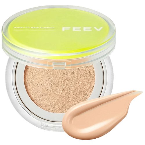 Стойкий кушон с сияющим финишем FEEV Hyper-Fit Bare Cushion SPF40 PA++