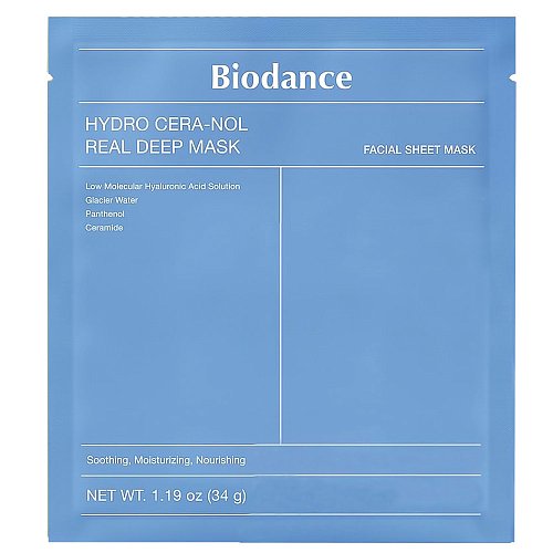 Ночная гидрогелевая маска с церамидами против сухости Biodance Hydro Cera-Nol Real Deep Mask