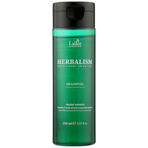 Слабокислотный травяной шампунь с аминокислотами Lador Herbalism Shampoo