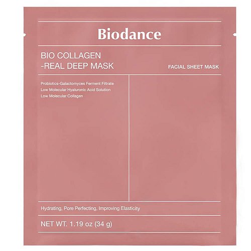 Ночная гидрогелевая маска с коллагеном для эластичности кожи Biodance Bio-Collagen Real Deep Mask