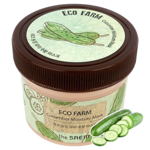 Увлажняющая огуречная маска The Saem Eco Farm Cucumber Moisture Mask Увлажняющая огуречная маска The Saem Eco Farm Cucumber Moisture Mask
