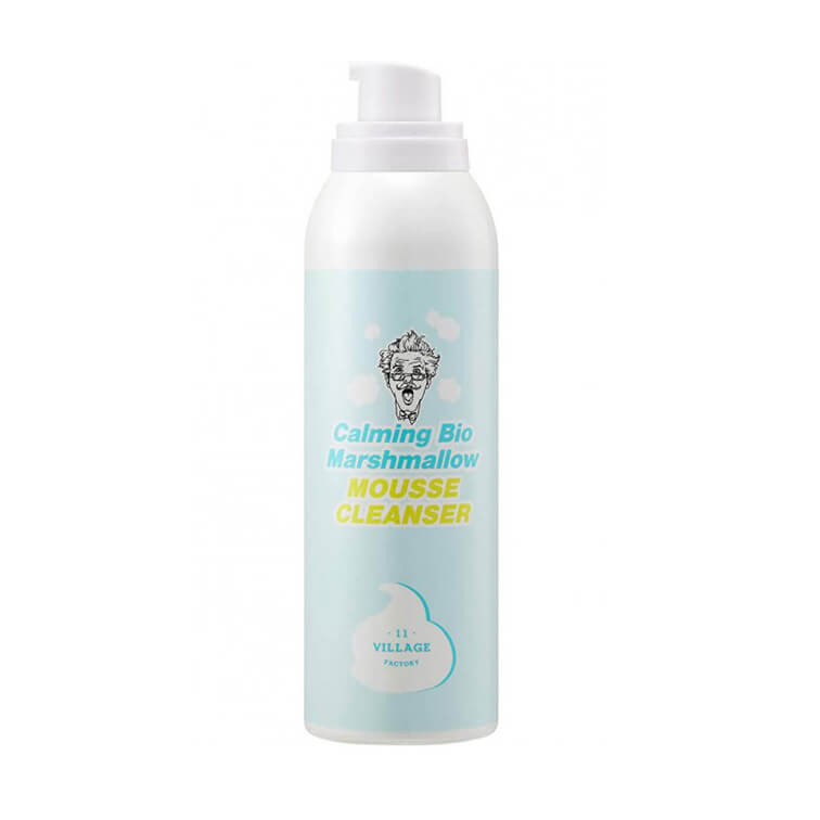 Очищающий мусс для умывания с бифидобактериями Village 11 Factory Calming Bio Marshmallow Mousse Cleanser Очищающий мусс для умывания с бифидобактериями Village 11 Factory Calming Bio Marshmallow Mousse Cleanser